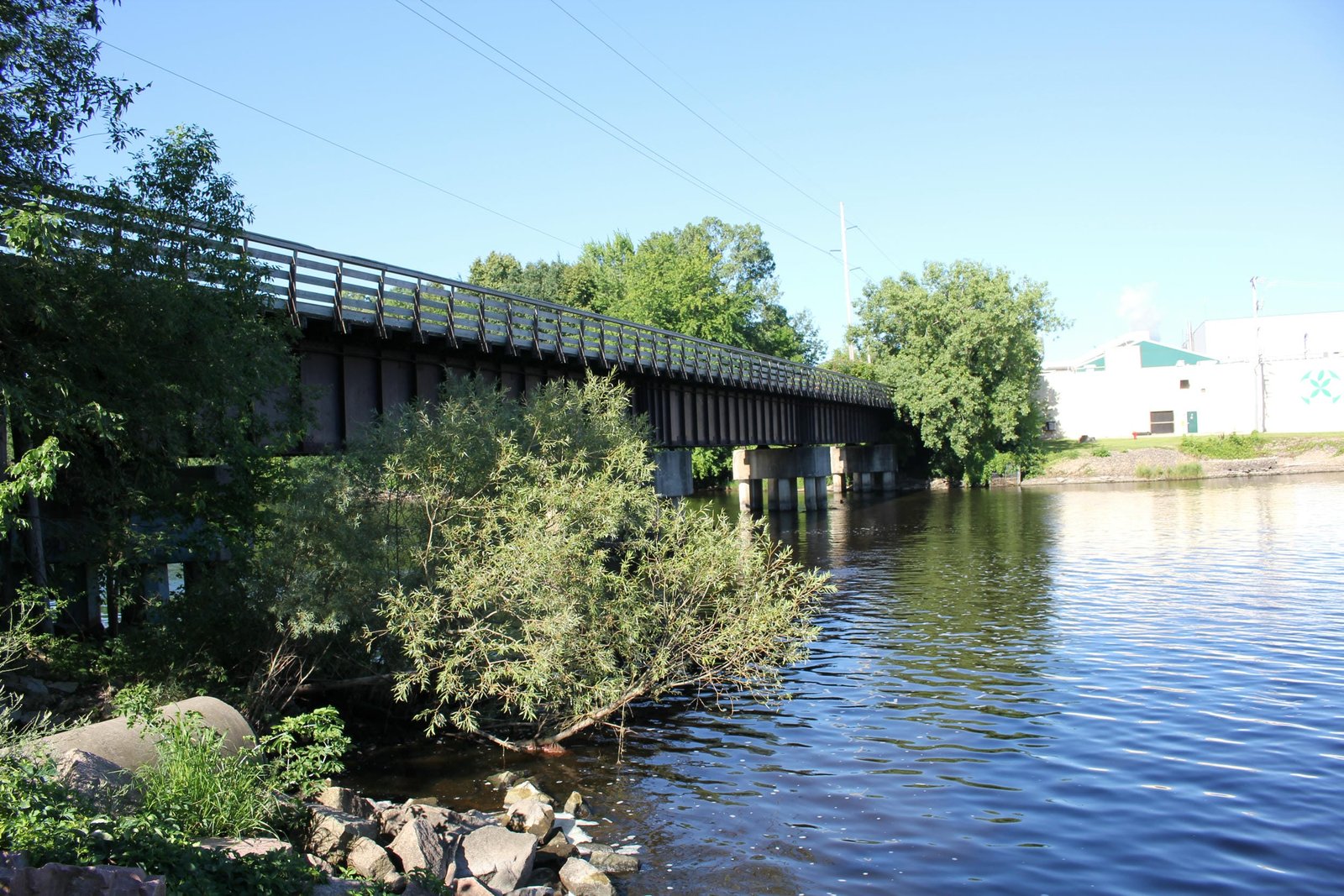 Looking west